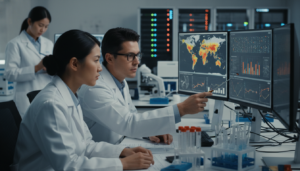 Cientistas utilizando tecnologia de ponta e Inteligência Artificial para analisar dados de conservação de espécies