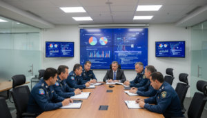Reunião sobre inteligência artificial na PMGO