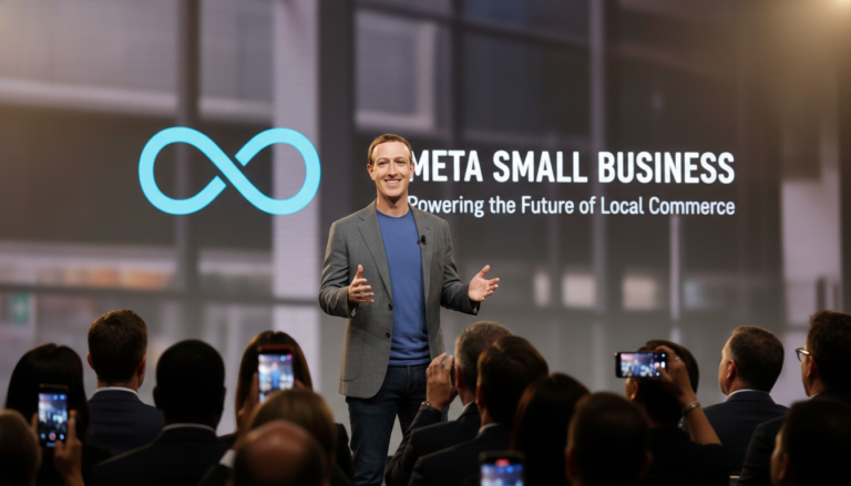 Mark Zuckerberg apresenta a iniciativa Meta Small Business
