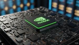 Chip de processador Nvidia para inferência de IA.