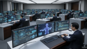 Escritório governamental na China utilizando tecnologia de inteligência artificial OpenClaw