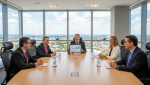 Representantes da Secretaria da Fazenda de São Paulo e da Prefeitura de Jundiaí discutem o uso de Inteligência Artificial em gestão tributária.